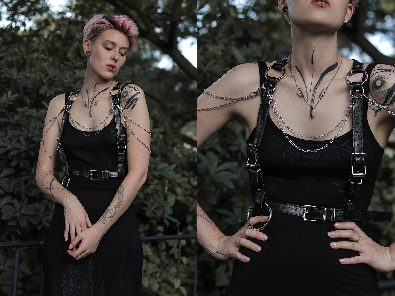 Darkwolf Siren Harness Sacred Rites Collection